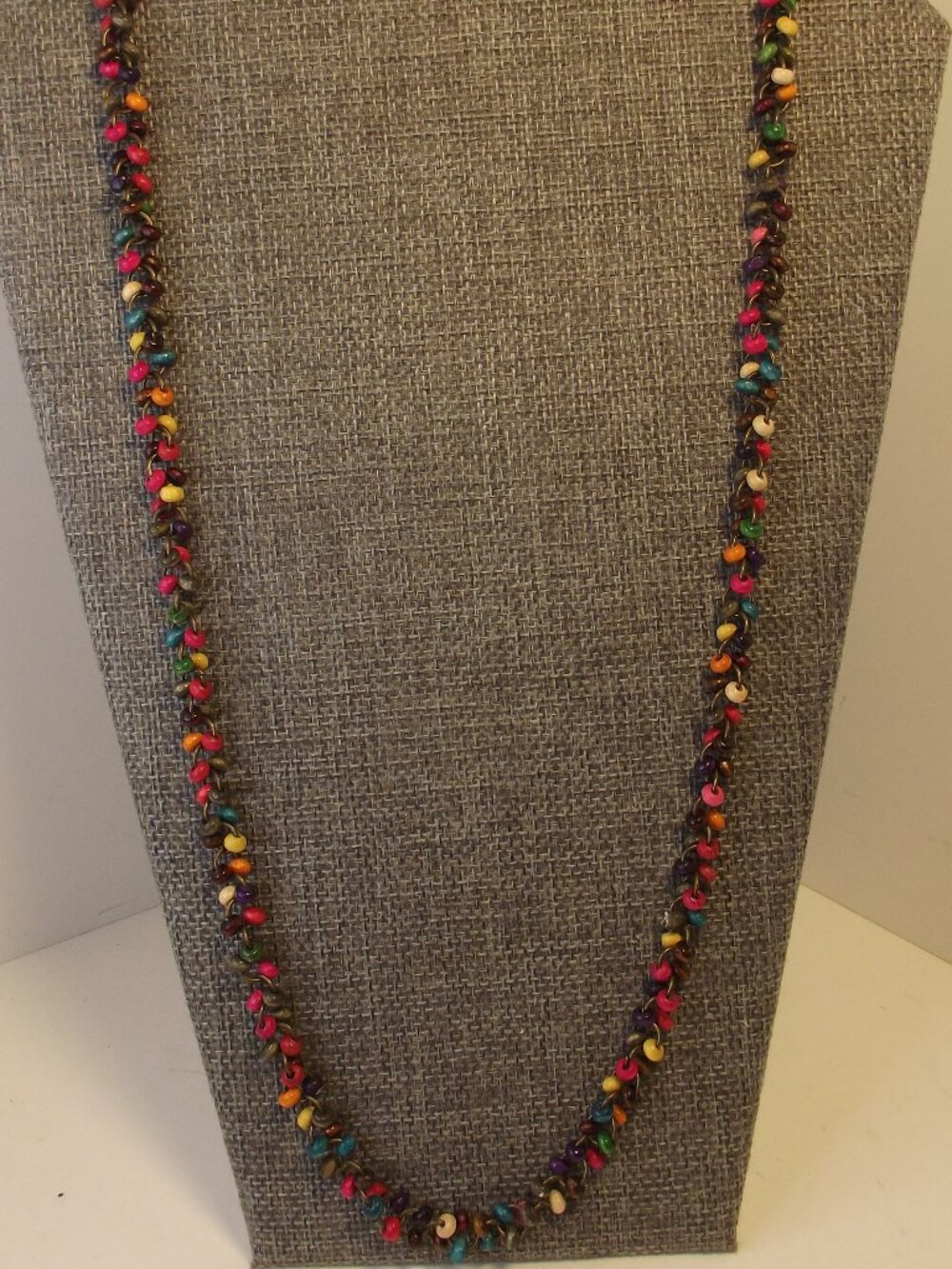 Multi Color Beaded Necklace